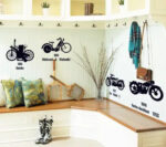 Vintage Motorcycle Bike Kids Self Adhesive Home Décor Wallsticker (50CM x 70CM) - Image 3