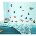 Finding Nemo Shark Fish Bathroom Mural Wall Decals Decor Kids Fun Popular Fashion for Boys Girls Living Room size 45x60 ay617 - Image 4