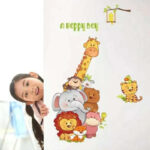 WALL STICKER STIKER DINDING SK9301 A HAPPY DAY ANIMAL WALLSTICKER - Image 3
