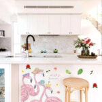 Pink Summer Flamingo Wall Stickers SK9317 Wallsticker Wallpaper - Image 3