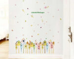 WALL STIKER 60X90 SK9183 COLORFUL BIRDCAGES WALSTIKER WALLSTICKER - Image 4