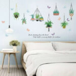 Wall Sticker Many Hanging Pots Cute Hanging Pots - Image 2