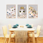 WALL STICKER STIKER DINDING SK9342 KINGDOM CATS FRAME WALLSTICKER - Image 2