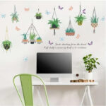 Wall Sticker Many Hanging Pots Cute Hanging Pots - Image 3