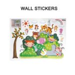 JAAMSO Royals Combo Pack of 2 Style Wall Sticker | Tiger Bear Cat Cartoon Design (60 CM X 45 CM) | Winnie The Pooh Design (70 CM X 50 CM) | Vinyl Home Décor Wall Sticker - Image 8