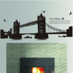 Twin Bridges Wall Sticker ay1935