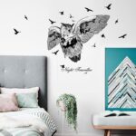 Owl Animal Wall Stickers, Wallpaper Stickers, Nordic Interior Wall Decor, Waterproof, Perfect for Rental Apartments, Bedrooms, Living Rooms, DIY Room Decorations, Home Decor size 50x70 sk7108 - Image 2
