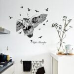 Owl Animal Wall Stickers, Wallpaper Stickers, Nordic Interior Wall Decor, Waterproof, Perfect for Rental Apartments, Bedrooms, Living Rooms, DIY Room Decorations, Home Decor size 50x70 sk7108 - Image 4