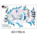 XL8127 creative 3D polar bear Penguin 3D living room bedroom environment decoration sticker can remove wall stickers xl8127w4k-1 - Image 9