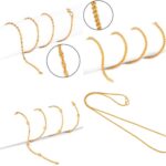 Copy of Set of 4 - Golden Alloy Chains pack of 4 gold plated chains