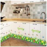 Wall sticker, wall sticker, wallpaper sticker, wall decoration, wall decoration, interior decoration, spring, flower, flower garden, butterfly, butterfly, butterfly size 50x70 sk7088 - Image 5