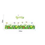 Wall sticker, wall sticker, wallpaper sticker, wall decoration, wall decoration, interior decoration, spring, flower, flower garden, butterfly, butterfly, butterfly size 50x70 sk7088 - Image 8