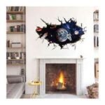 SK9066A 3D Space,The astronauts decorative wall stickers /wall decal - Image 6