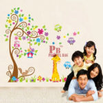 Foreign trade large DIY cartoon stickers children room decoration size 60x90 df5210AB