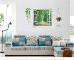 AY823 Free shipping 3D View Window Decal Family Tree Wall Sticker Art Mural Wall Poster Parlor Kids Home Decor - Image 6