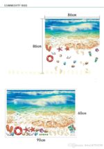 The SK9174N blue beach nano waterproof and oil-proof wall is attached to the porch bedroom floor seamless patchwork sticker PVC - Image 10