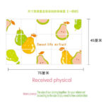 Pear Fruit Kitchen Decor Oil Proof High temperature Resistant Aluminum Foil Removable Tile Wall Stickers - Image 6
