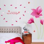 Wallpaper Sticker Pink Orchid AY9277 - Stiker Dinding / Wall Sticker - Image 2