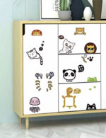 NEW Set of 12 Cartoon Animals Light Switch Cat Lion Frog Crab Panda Wall Sticker - Image 2