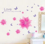 Flowers Blowing Wall Sticker  size 50x70 dm570077 - Image 2