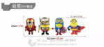 Cartoon Despicable Me Minions Wall Stickers for Kids Baby Room Wall Home Decor Wallpaper Posters - Image 4