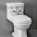 Bathroom Sticker Best Seat Vinyl Home DIY Fun Decal Waterproof Sticker