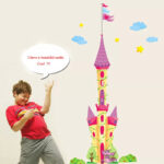 New Huge Princess Castle Wall Decal Removable Sticker Home Decor Kid's Bedroom Ay1916a - Image 6