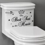 Bathroom Sticker Best Seat Vinyl Home DIY Fun Decal Waterproof Sticker - Image 3