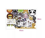 NEW Set of 12 Cartoon Animals Light Switch Cat Lion Frog Crab Panda Wall Sticker - Image 3