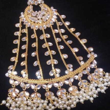 Jhomer gold plated zarcon for women