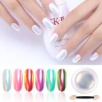 6 box Nail Glitter Powder Pearl Shimmer Nail Powder Chrome Sparkling Dazzling Pigment Dust Art Decoration