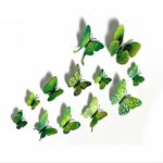 12 Pcs 3D Butterfly single lear Wall Stickers PVC Children Room Decal Home Decoration Decor - Image 4