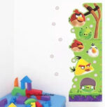 Super Birds Height Chart Growth Measure For Children Home Decor - Image 3