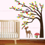 Ketsicart Home Room Detail DIY Mural Cartoon Owl Deer Wall Sticker - Image 2