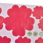 108 flowers & 6 butterfly wall decor sticker removable diy creativeeet hom SFG - Image 5