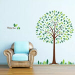 Jm8212 Large Tree Wall Decals Wall Stickers Happy tree Cute wall sticker , - Image 6