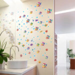 Underwater World Small Fish Wall Sticker Children Room Mural Decal Home Decor size 50x70 sk6019 - Image 3