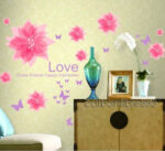Flowers Blowing Wall Sticker  size 50x70 dm570077 - Image 3