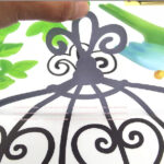 Large Floral Bird Cage Birds Wall Stickers Mural Home Decal Art Decor Corner DIY - Image 9