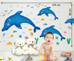 Ay6044  Wall Sticker Star Fish Underwater Creature Poster For Kids Room - Image 3