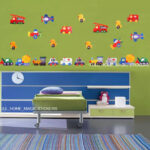 Ncs0037 Toy Cars/Truck/Duck Transport 23pc Wall Sticker Decal Nursery Baby Kids Decor - Image 3
