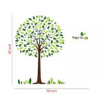 Jm8212 Large Tree Wall Decals Wall Stickers Happy tree Cute wall sticker , - Image 4
