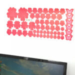 108 flowers & 6 butterfly wall decor sticker removable diy creativeeet hom SFG - Image 3