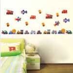 Ncs0037 Toy Cars/Truck/Duck Transport 23pc Wall Sticker Decal Nursery Baby Kids Decor - Image 4