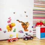 Pooh Wall Winnie Sticker Disney Decal Vinyl Decor Art Kids Decals Home Room
