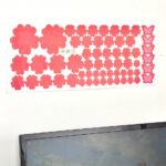 108 flowers & 6 butterfly wall decor sticker removable diy creativeeet hom SFG - Image 2