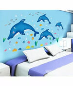 Ay6044  Wall Sticker Star Fish Underwater Creature Poster For Kids Room - Image 5