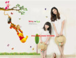 Removable Xtra Large WINNIE THE POOH Wall Stickers Nursery Girls Boys Kids Room - Image 7