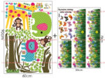 Monkey Owls Tree Jungle Animal Butterflies Wall Stickers Baby Nursery Kids Decal - Image 2