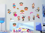 Removable Julius the Monkey Paul Frank Wall Sticker home decor Decor Kids Art size 50x70 ay7045 - Image 2